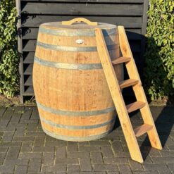 Trapje voor dompelton (500L), naturel, 4 treden