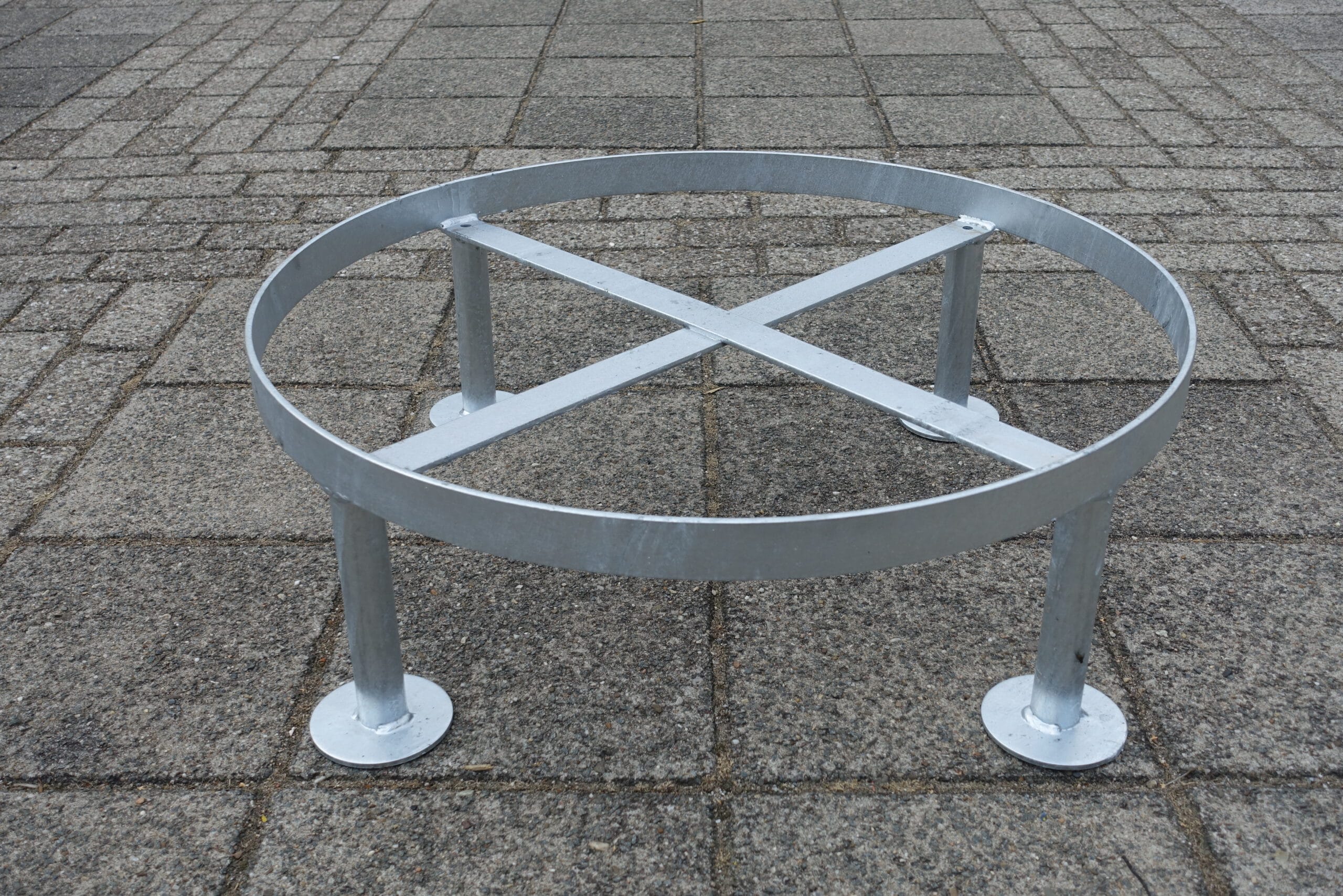 Gegalvaniseerd ijzeren regentonverhoging (tot ... cm), 500L