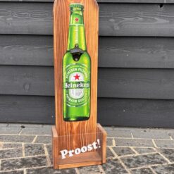 Flessenopener met opvangbak Heineken
