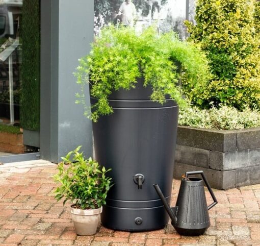 KEDEN vaas 230 liter glad antraciet