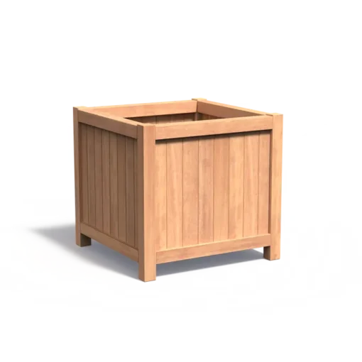 Hardhouten plantenbak VALENCIA 1000x1000x950