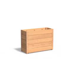 Hardhouten plantenbak CARREZ 1000x400x713