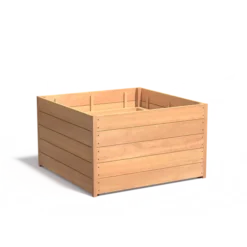 Hardhouten plantenbak CARREZ 1200x1200x713