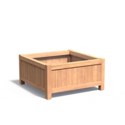 Hardhouten plantenbak VALENCIA 1200x1200x600