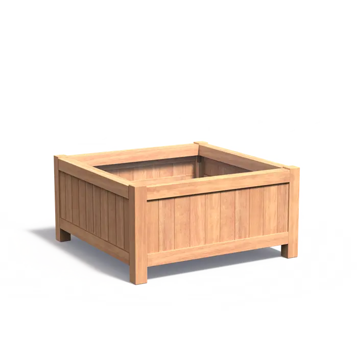 Hardhouten plantenbak VALENCIA 1200x1200x600