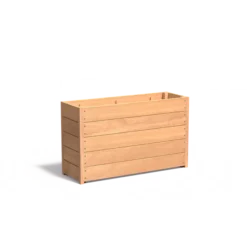 Hardhouten plantenbak CARREZ 1200x400x713