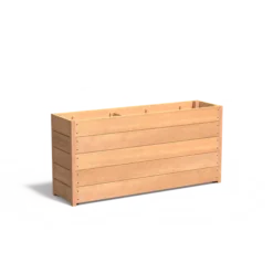 Hardhouten plantenbak CARREZ 1500x400x713