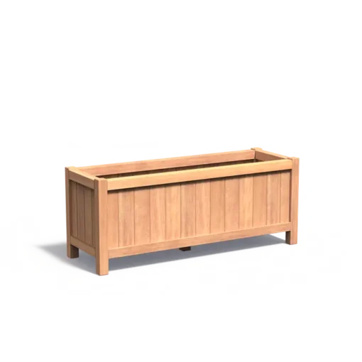 Hardhouten plantenbak VALENCIA 1500x500x600