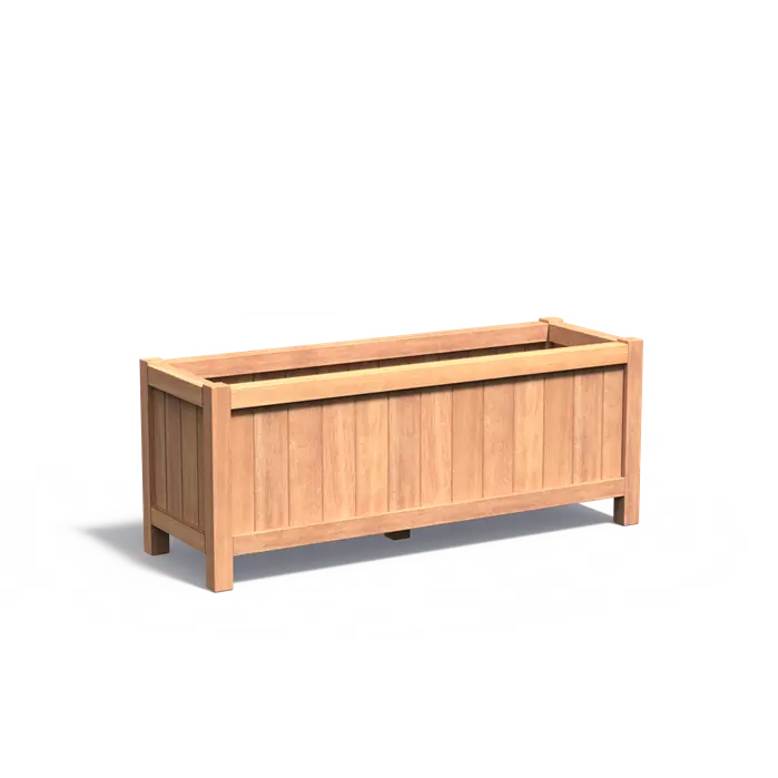 Hardhouten plantenbak VALENCIA 1500x500x600