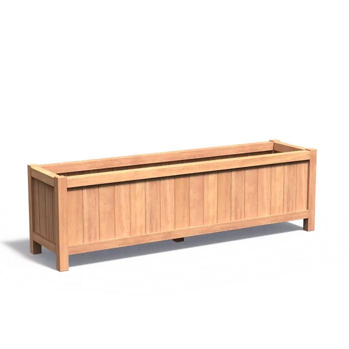 Hardhouten plantenbak VALENCIA 2000x500x600