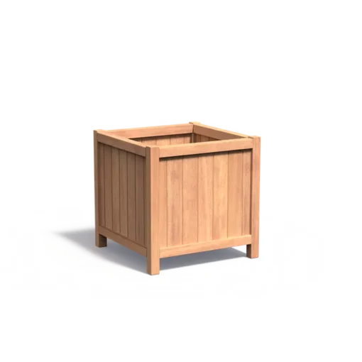 Hardhouten plantenbak VALENCIA 800x800x800
