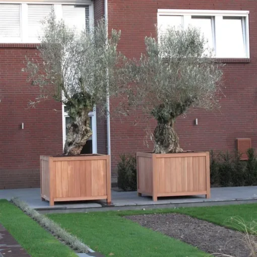 Hardhouten plantenbak VALENCIA 1000x400x800 - Afbeelding 3