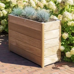 Alternative view of Hardhouten plantenbak CARREZ 1000x400x713