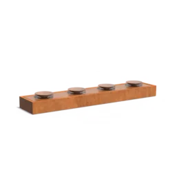 Watertafel rechthoekig met schalen 5000x1000x520 mm