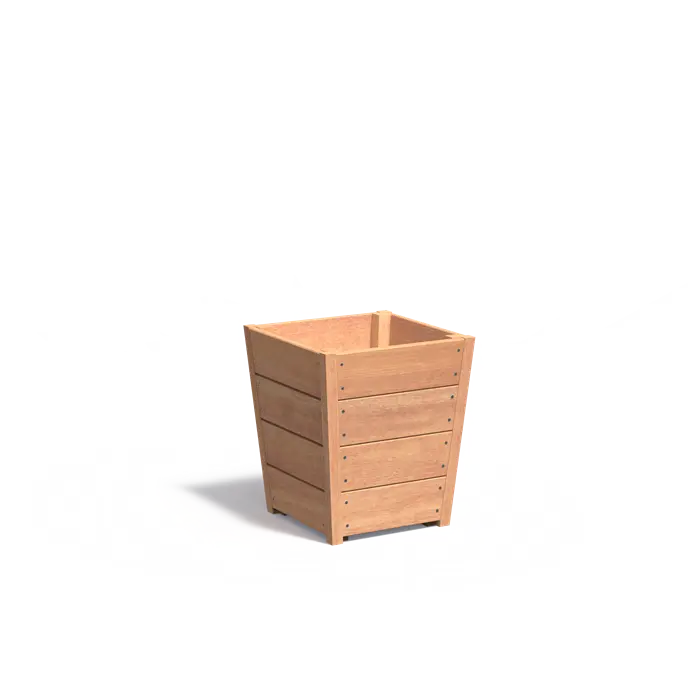 Hardhouten plantenbak TAP 500x500x570