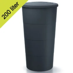 Smooth regenton 200l antraciet Smooth regenton 200l antraciet