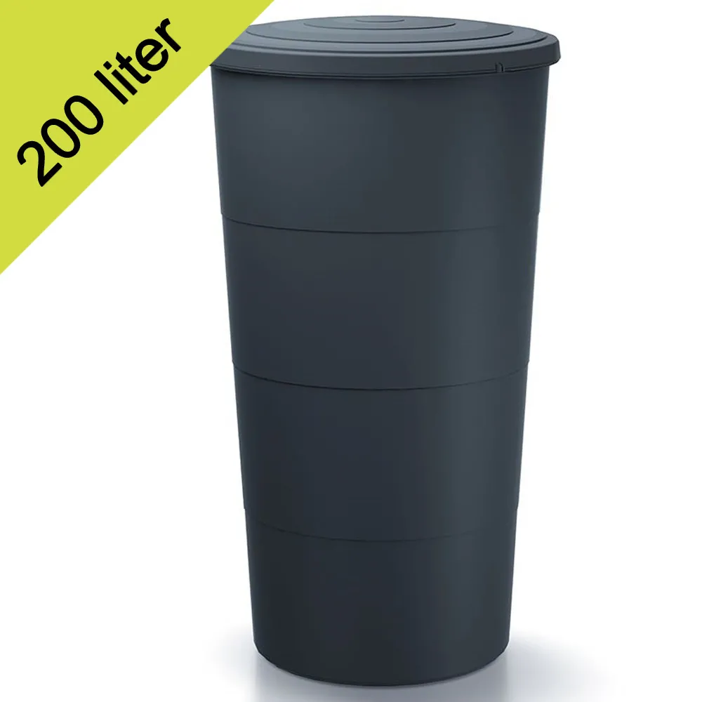 Smooth regenton 200l antraciet Smooth regenton 200l antraciet